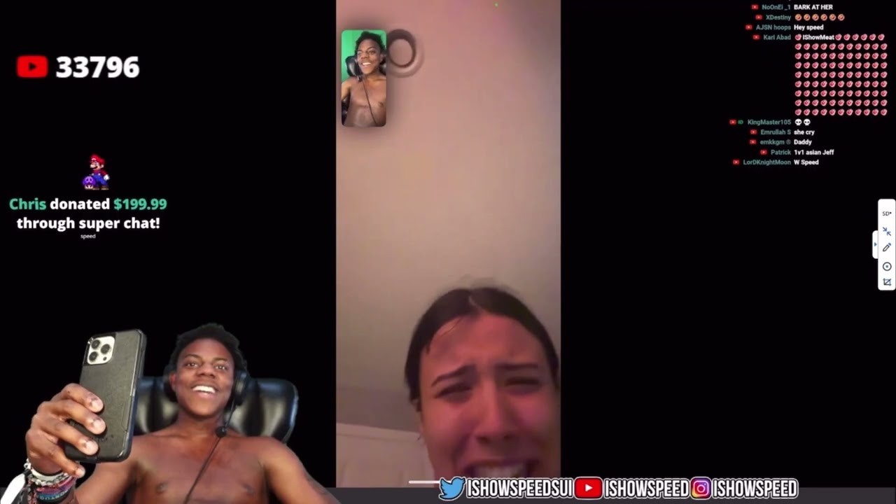 IShowSpeed FaceTimes And Trolls Strawberry Tabby *Full Stream*
