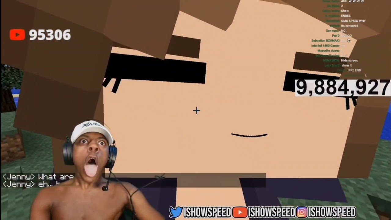 IShowSpeed GETS BL*WN IN MINECRAFT *DELETED STREAM*