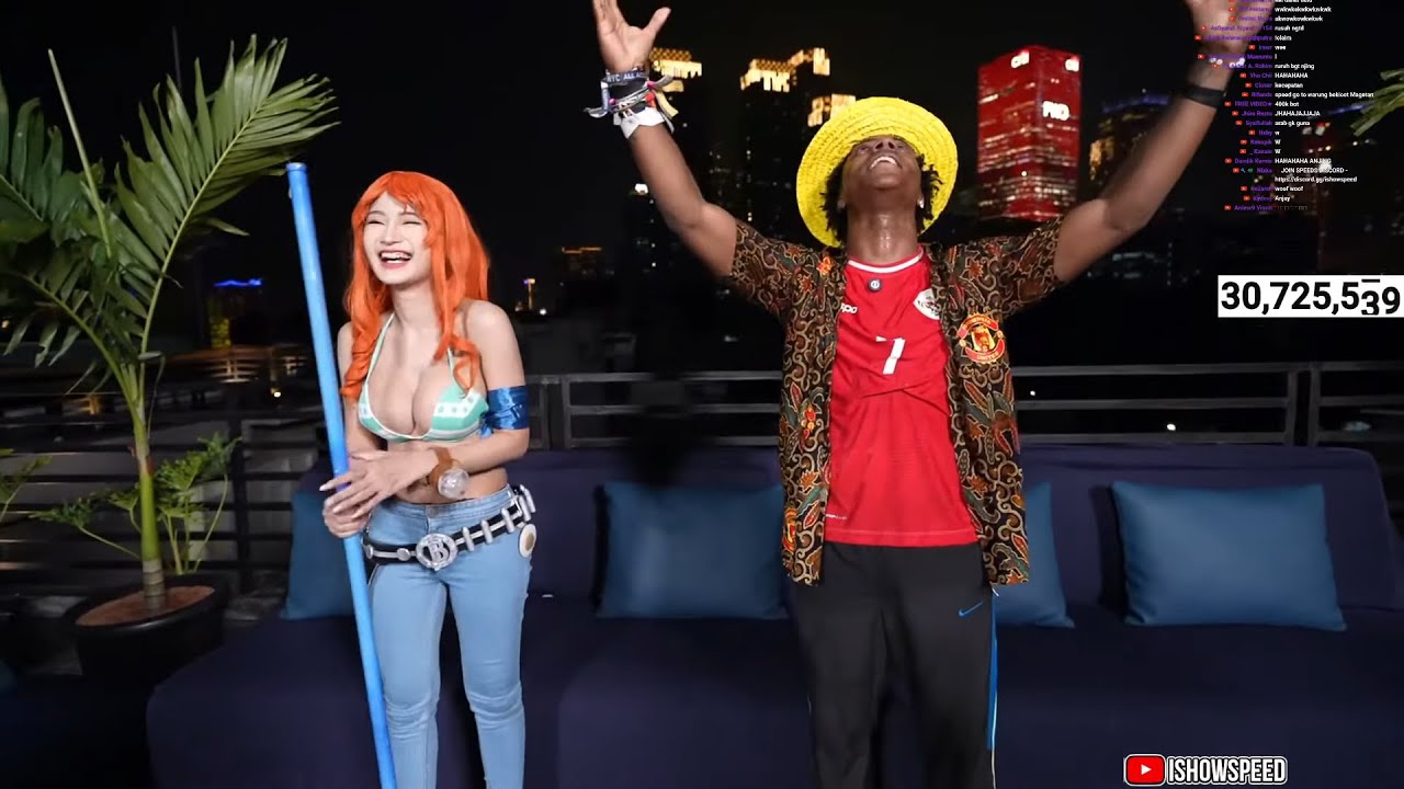 iShowSpeed MEETS NAMI FROM ONE PIECE😲