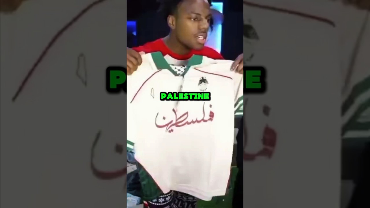 IShowSpeed Reps Palestine In Arabic @IShowSpeed #shorts #short #foryou #fyp #islam #muslim