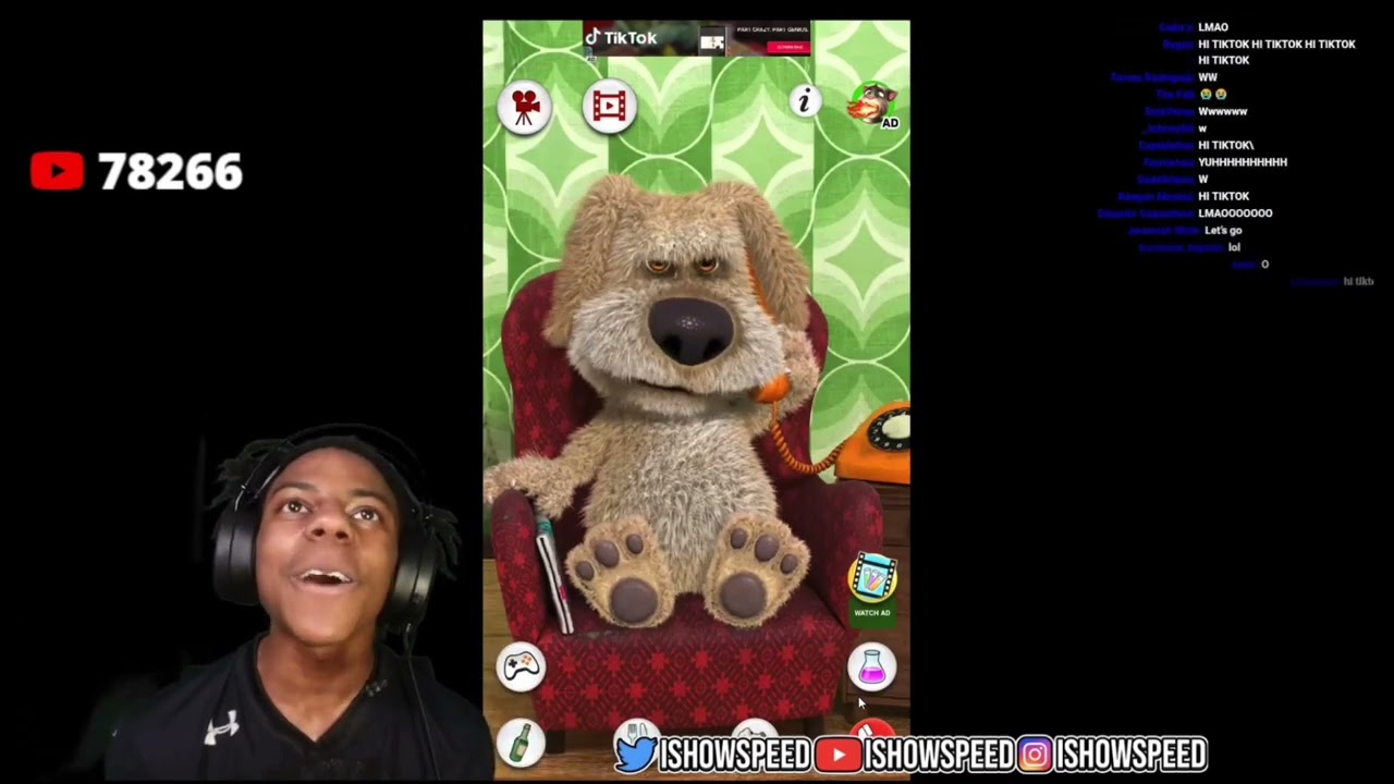 IShowSpeed Teaches Talking Ben How to sing “God is Good”