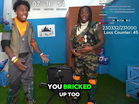 iShowSpeed took a honey pack and has been bricked up playing Fortnite with Kai Cenat