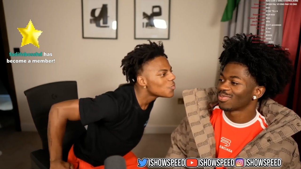 iShowSpeed Tries To Kiss Lil Nas X