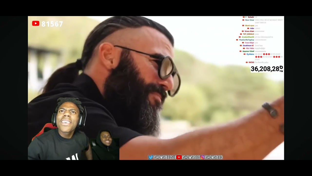 IShowSpeed Turabi Wine me, Dine me dinliyor ( Thanks Speed )