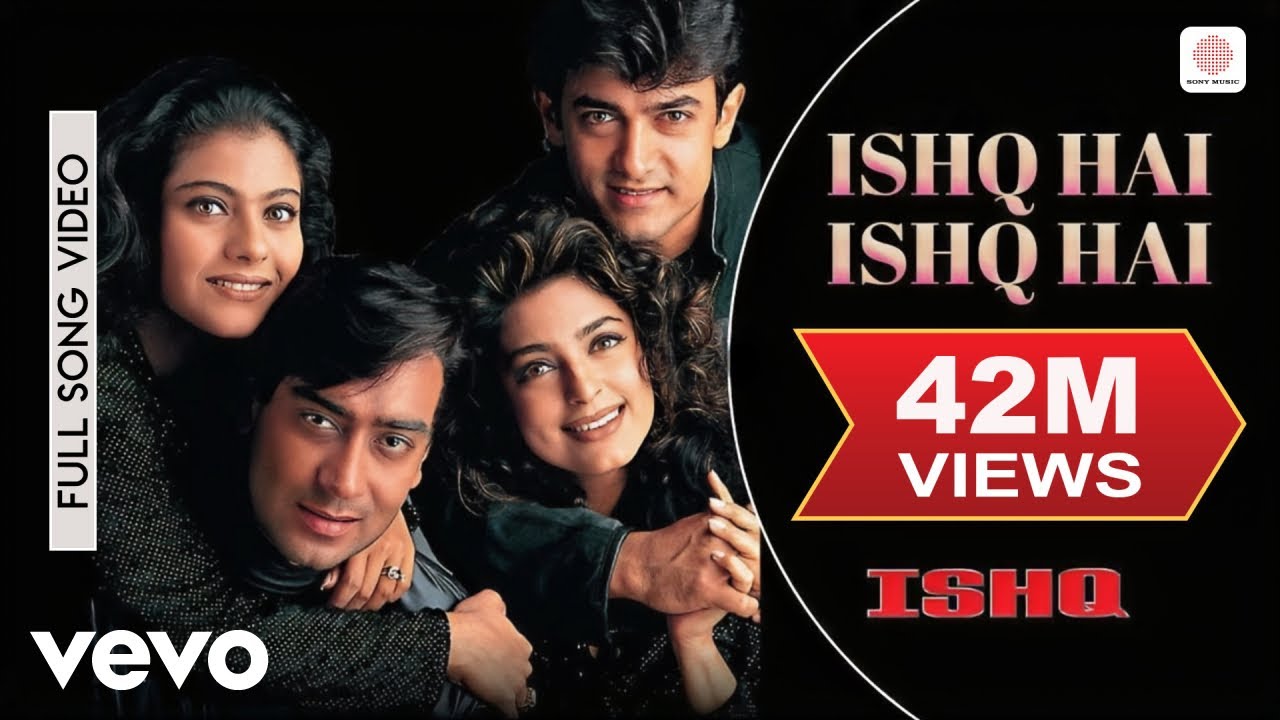 Ishq Hai Ishq Hai Full Video - Ishq|Aamir Khan, Kajol, Ajay Devgan, Juhi|Jaishree Shivram