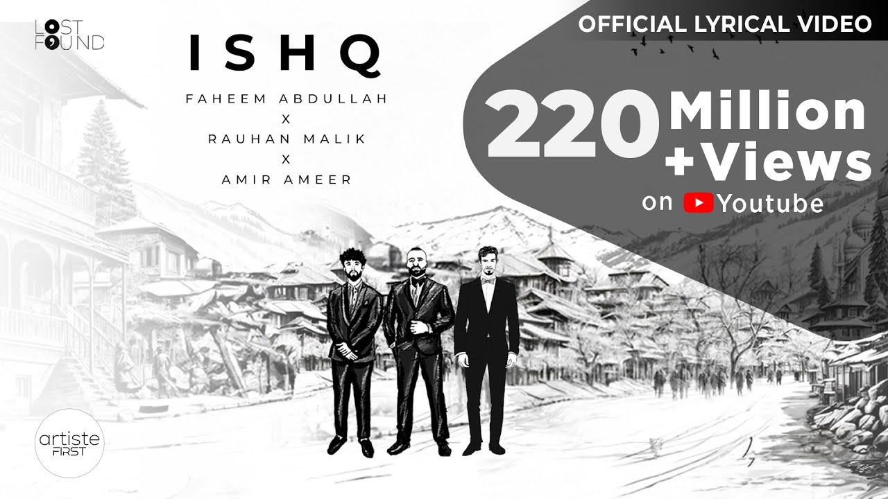 Ishq Official Lyrical Video I Amir Ameer | Faheem Abdullah | Rauhan Malik I Love Song 2024
