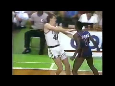 Isiah Thomas Takes Out His Frustration on Danny Ainge (Game 7 1987 ECF)