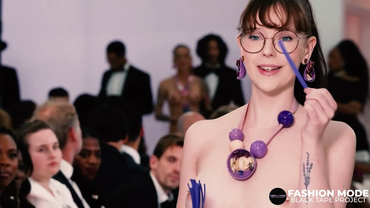 Isis Fashion Awards 2024   Nude Accessory Runway Catwalk Show CinemAromatique - Slow motion 4k