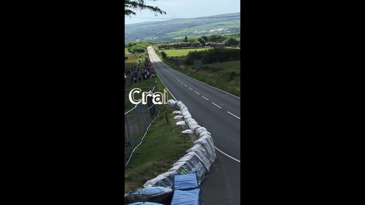 ISLE OF MAN TT CRASH 2017 - Rider Front Flips - Creg Ny Baa
