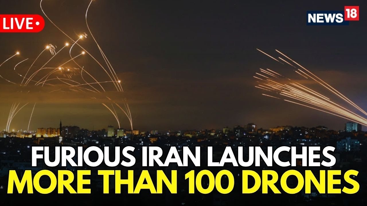 Israel Attacks Iran: Furious Iran Launches 100+ Drones | Israel-Iran War Escalates |  N18L