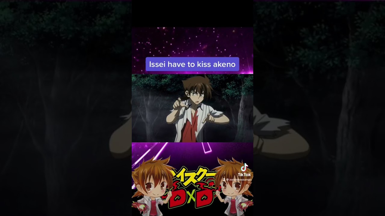 Issei have to kiss akeno #highschooldxd  #shorts #tiktok