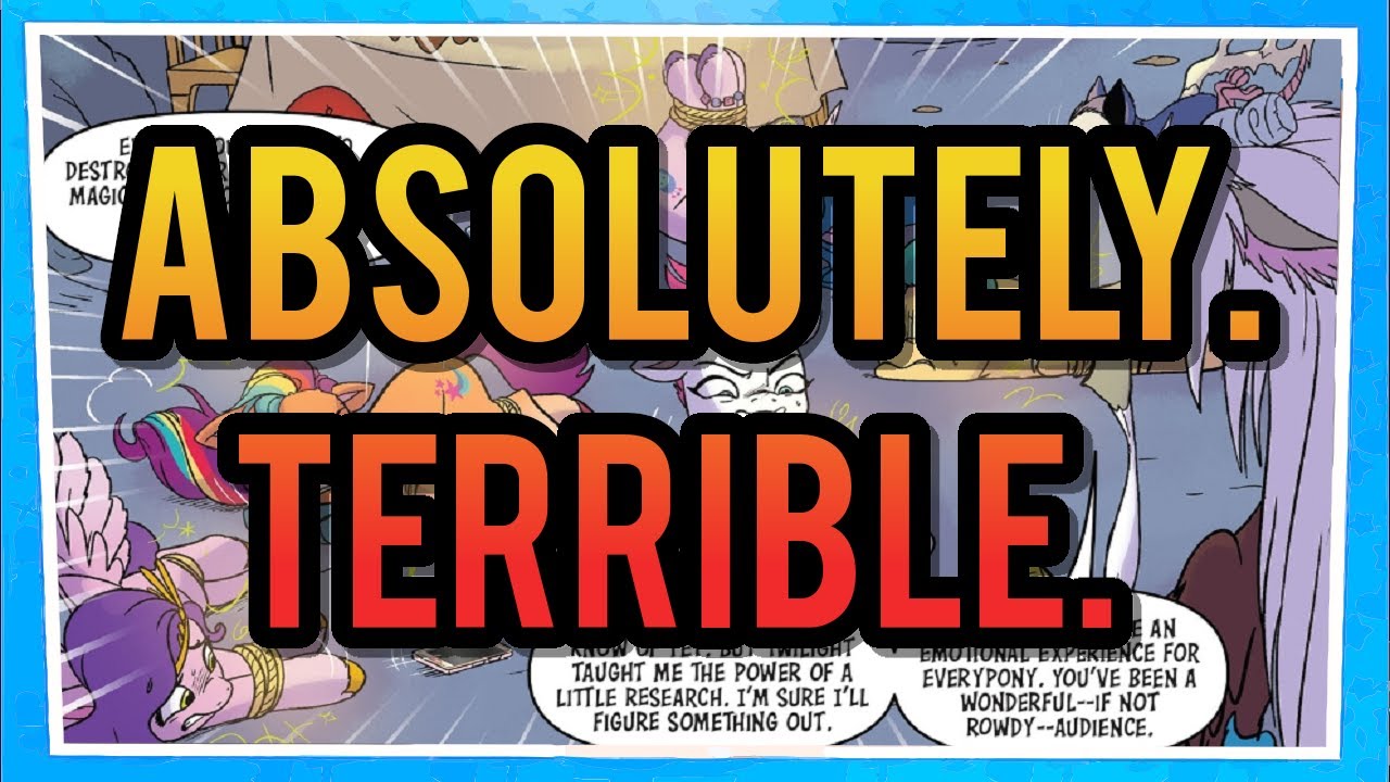 Issue 2 of the G5 MLP comic is ROTTEN.
