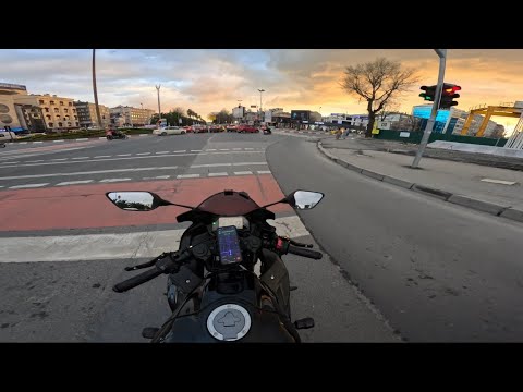 Istanbul morning traffic r25 chill ride (4K)