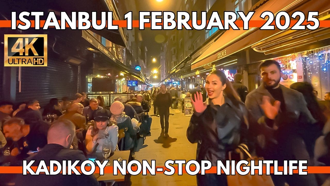 Istanbul Turkey 2025: Vibrant Weekend Nightlife in Kadıköy | Cafes, Bars, Pubs, Street Food & Fun