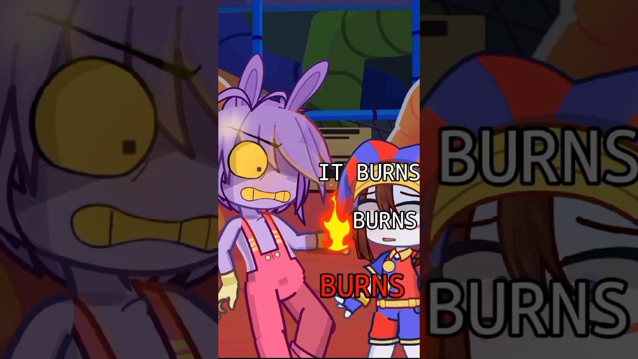 IT BURNS, BURNS, BURNS!!! - #shorts #gachalife