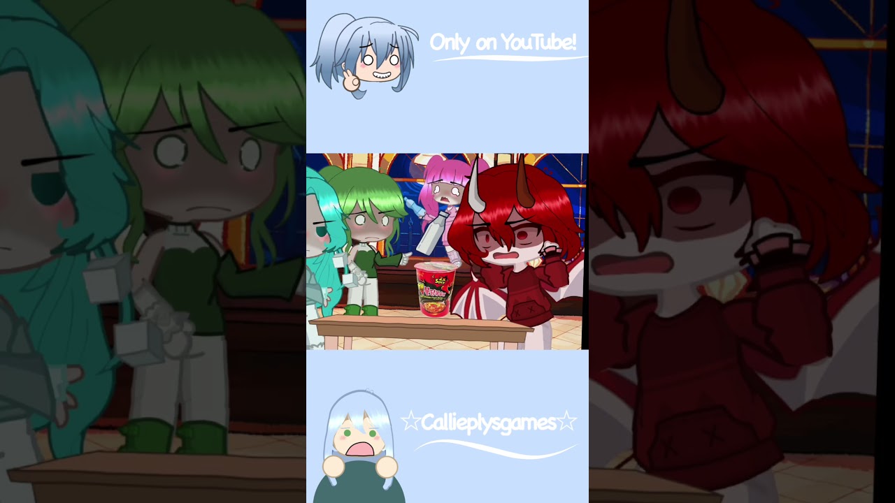 IT BURNS BURNS BURNS #foryou #gachalife2 #spicynoodles #bday