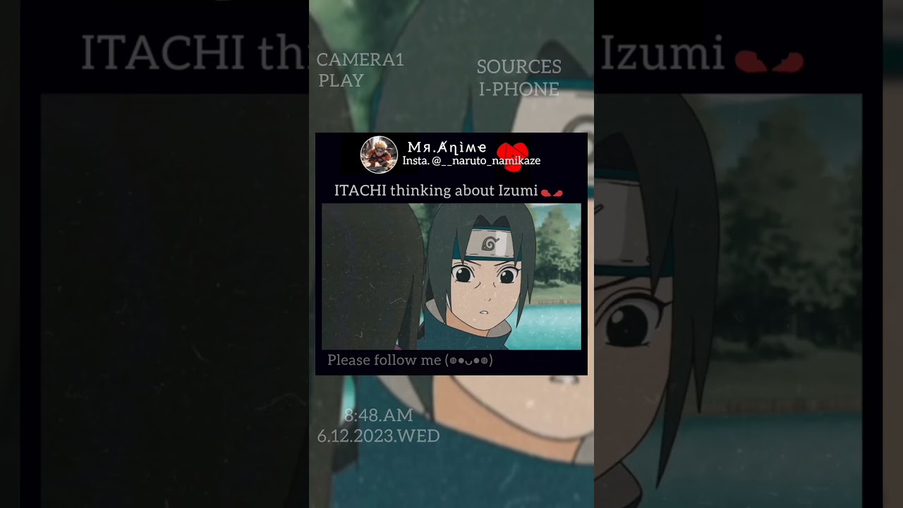 itachi and izumi love story 💔