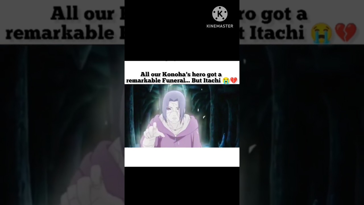 ITACHI FUNERAL💔#naruto #itachi #animeedit #shorts