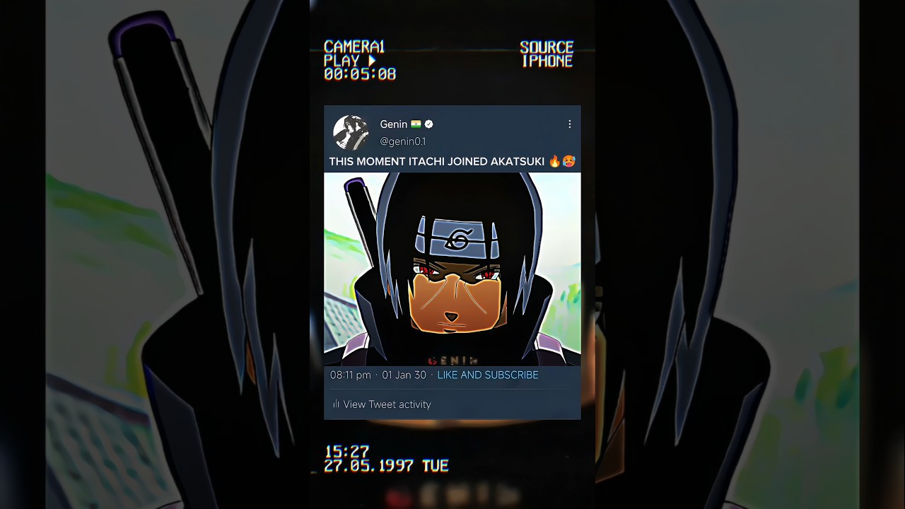 ITACHI JOIN AKATSUKI 🔥🥵 || #naruto #narutoshippuden