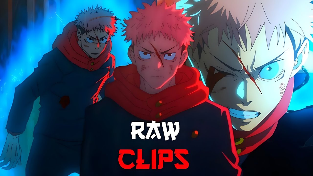 Itadori Yuji Raw Clips For Editing (Jujutsu Kaisen Season 2 Episode 13)