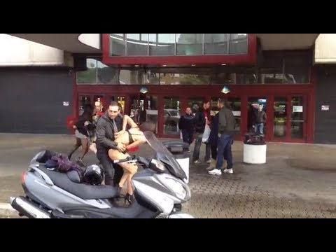 Italian Girl Fighting and got DRESS OFF    HD