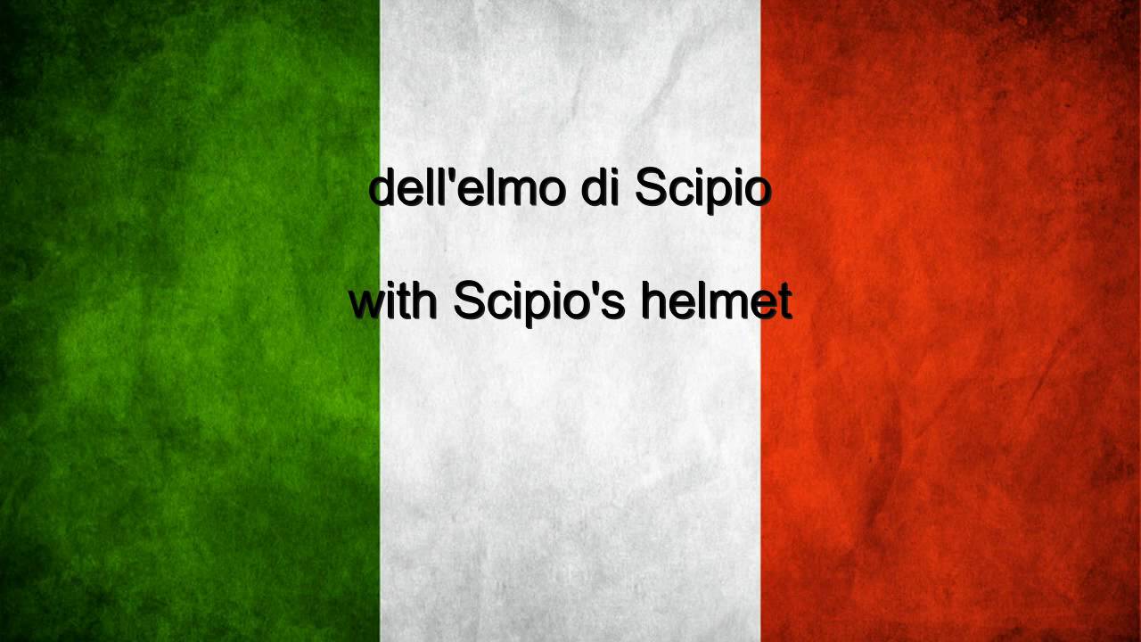 Italy National anthem Italian & English lyrics