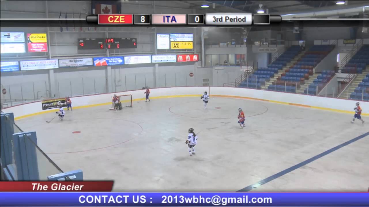 Italy vs. Czech Republic 2013 World Women's Ball Hockey Championship, June 7, 2013