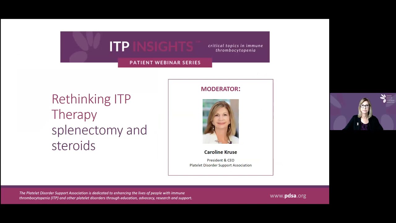 ITP Insights - Rethinking ITP Therapy: Splenectomy and Steroids
