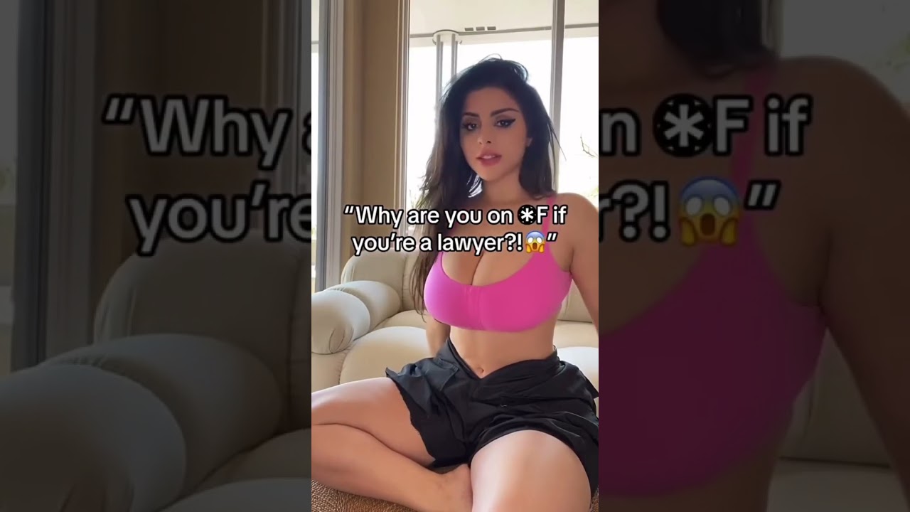 It’s entertainment 😂 #onlyfans #model #lawyer