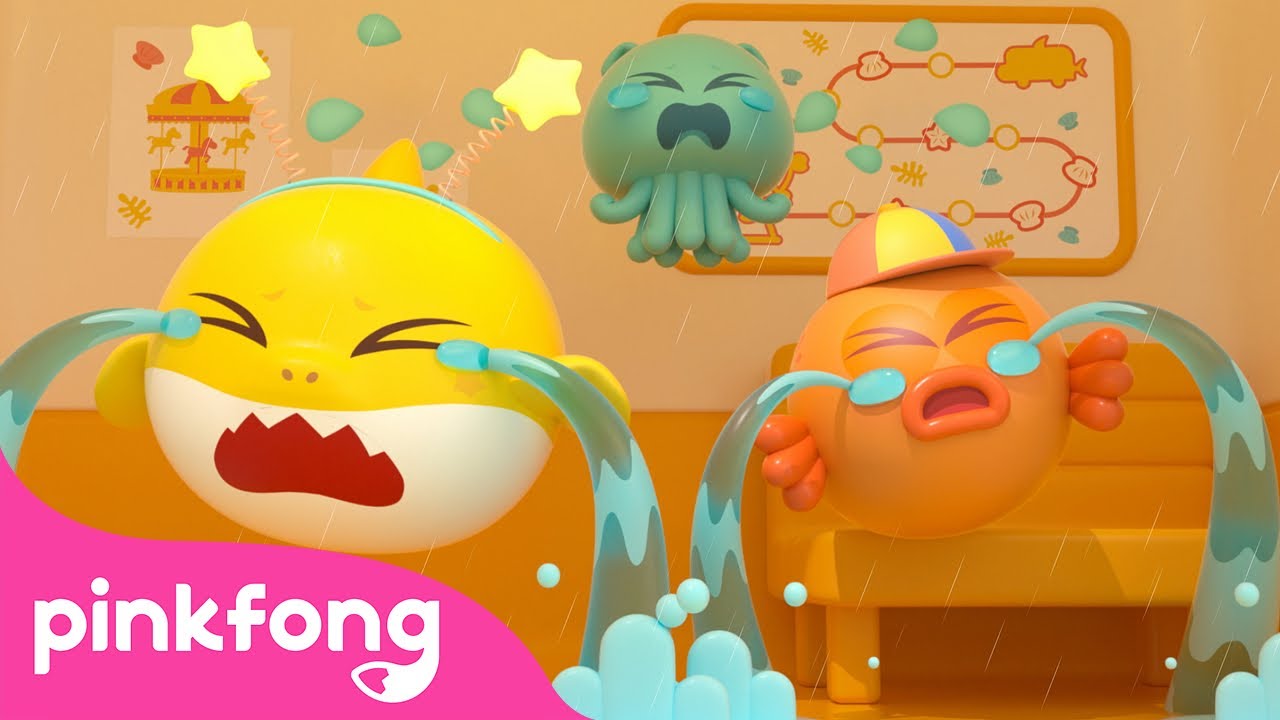 It's Just Rain, Not My Teardrops | Tell Me How You Feel | Pinkfong Baby Shark Kids Song