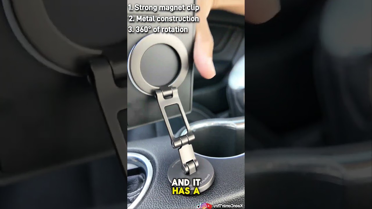 It's one of the best magnet phone holders for your car!  #keoncominthru #syncwire #cargadgets