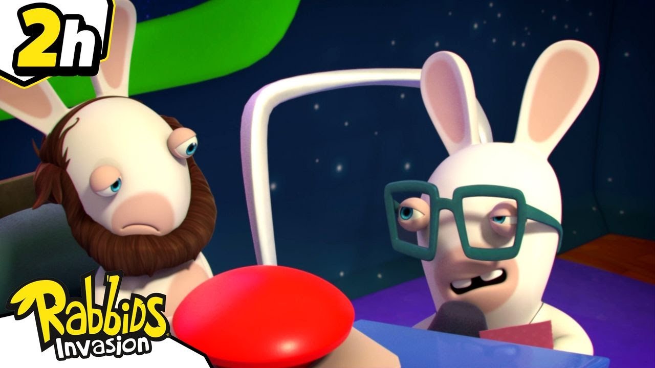 It's Time for The Rabbids' Quiz!| RABBIDS INVASION | 2H New compilation | Cartoon for Kids
