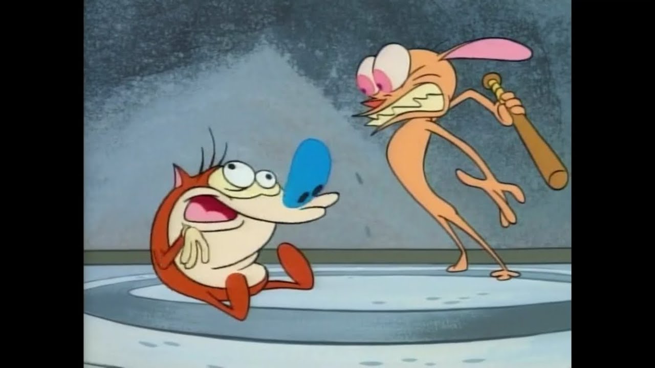 “I’ve had enough of your Tomfoolery!” (Ren murders Stimpy)