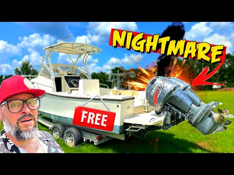 I've made a HUGE mistake | BIGGEST FREE BOAT on Facebook Marketplace