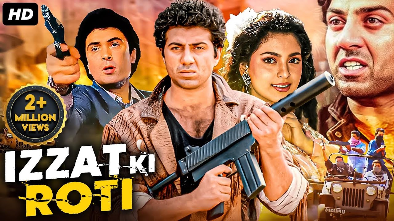 IZZAT KI ROTI - Full Hindi Action Movie | Sunny Deol, Juhi Chawla, Rishi Kapoor | Bollywood Movie