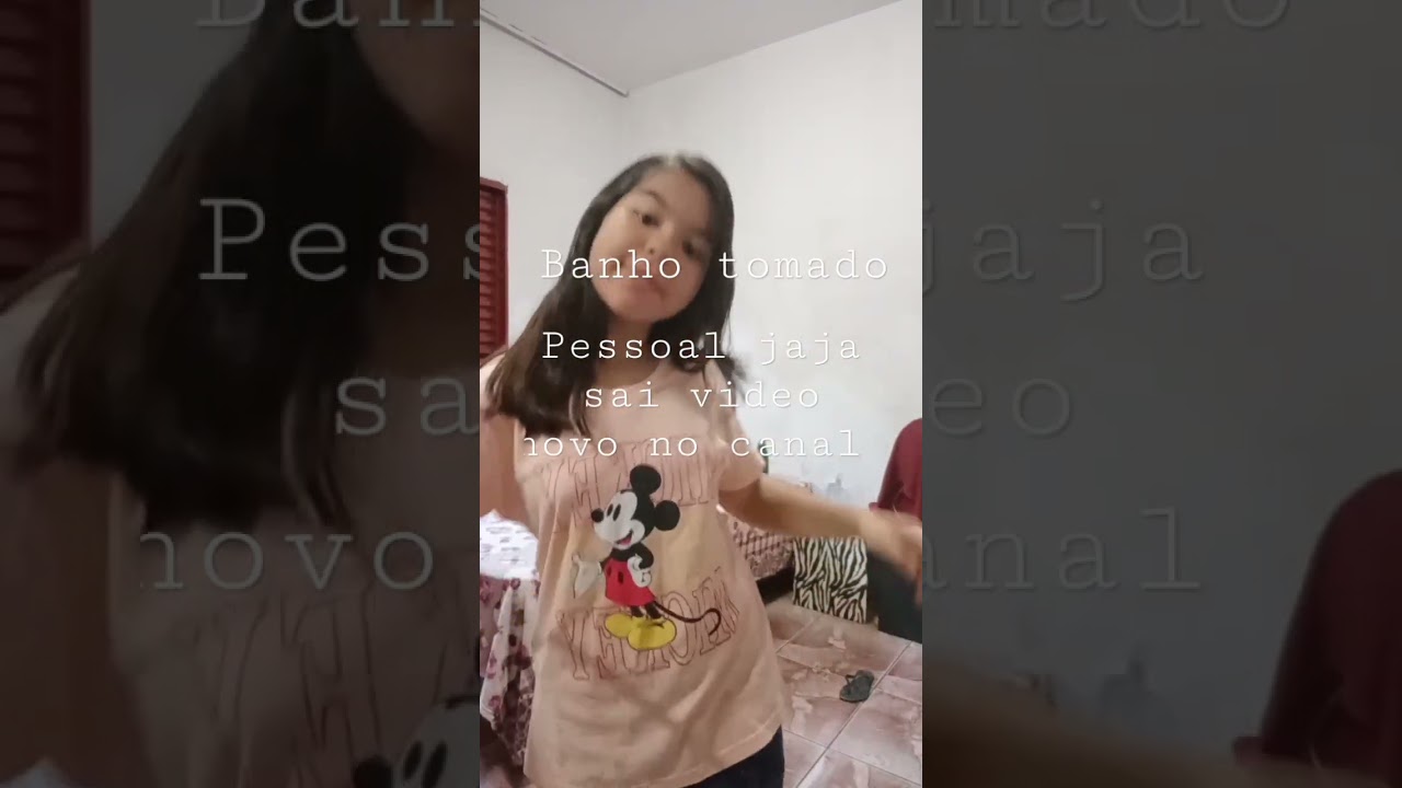 já tomei banho Jajá sai vídeo novo no canal