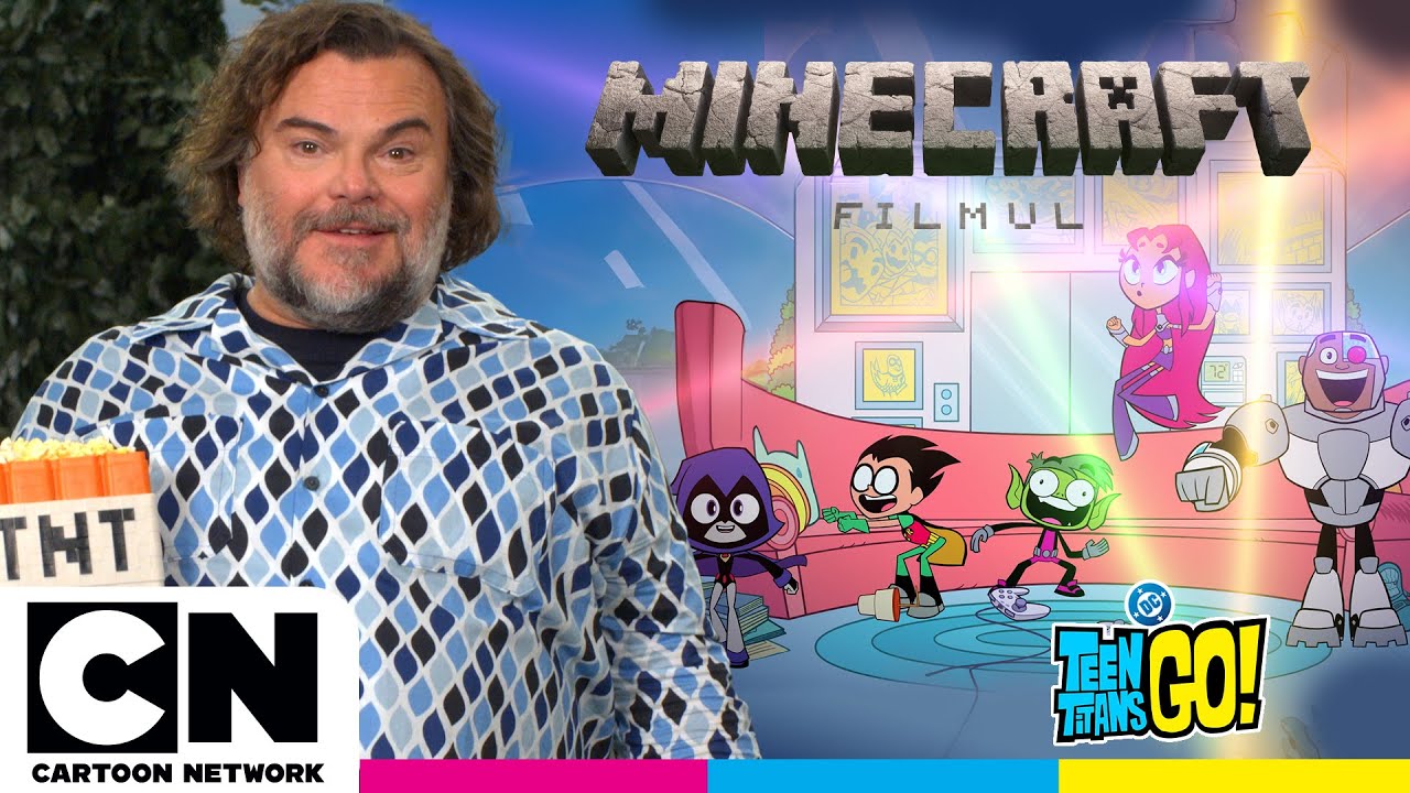 Jack Black îi întâlnește pe #TineriiTitani 💥 Filmul @minecraft acum la cinema @cartoonnetworkRO