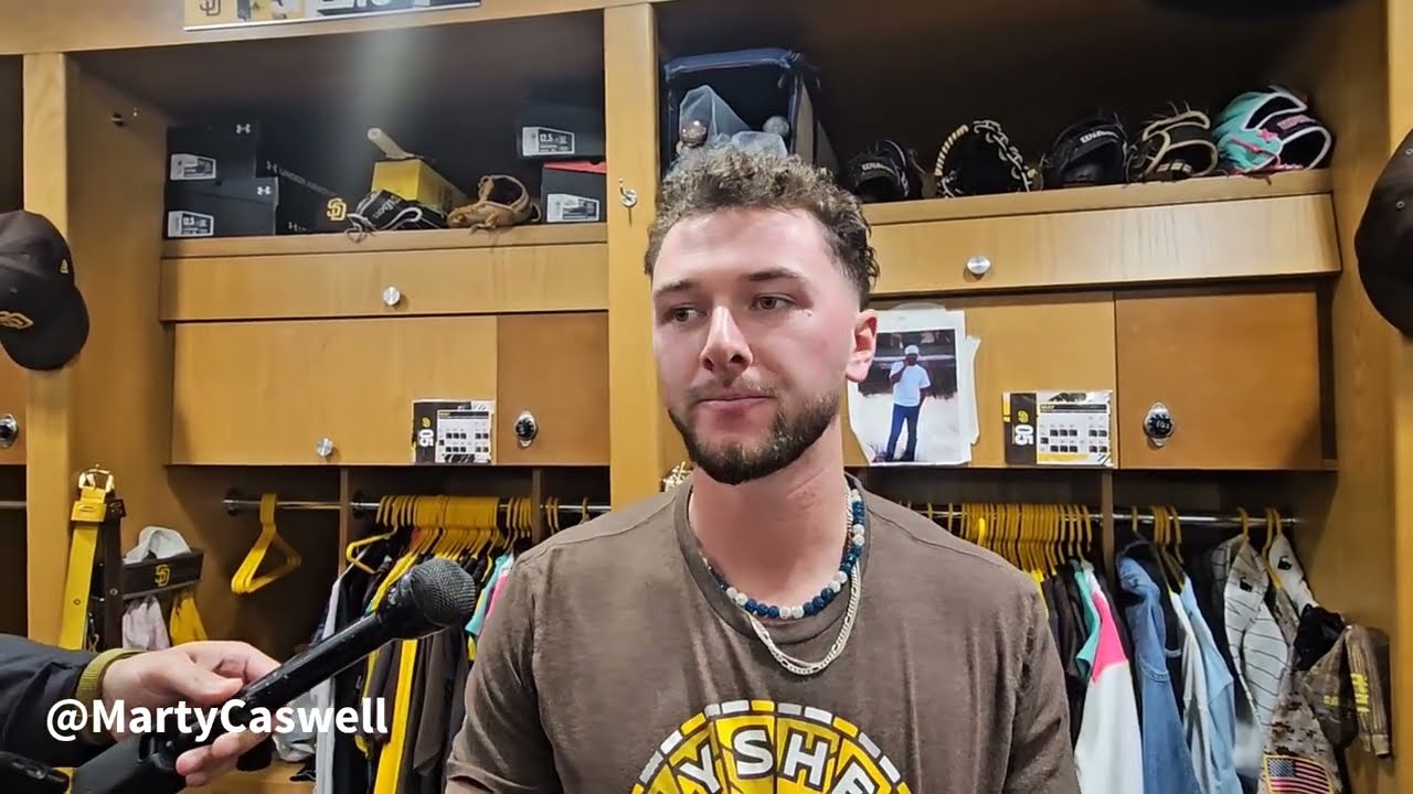 Jackson Merrill and Robert Suarez on a rough loss to the Angels after stunning 9th inning