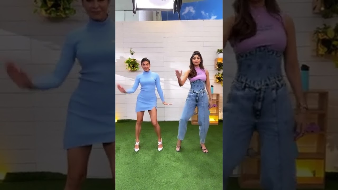 Jacqueline Frenadez and shilpa shetty twerking