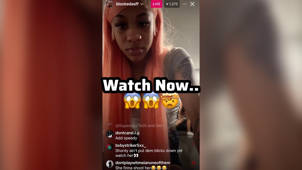 Jada throwing cake on LIVE turnt with pgf… Must Watch Now 😱