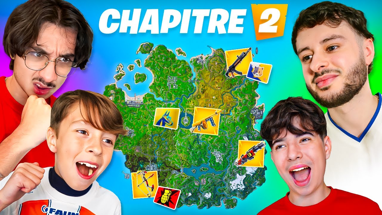 J’ai SQUAD avec MES PETITS FRÈRES sur le CHAPITRE 2 ! (c’est incroyable)