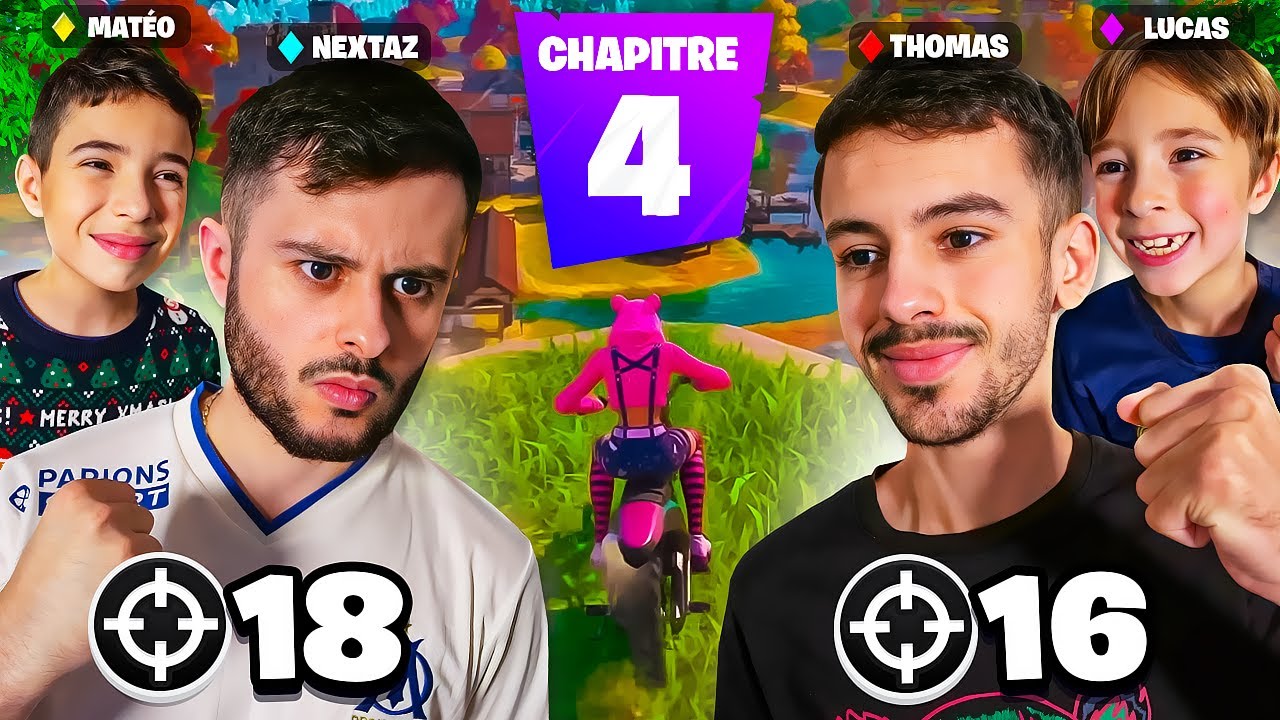 J'ai SQUAD avec MES PETITS FRÈRES sur le CHAPITRE 4 ! (c'est incroyable)