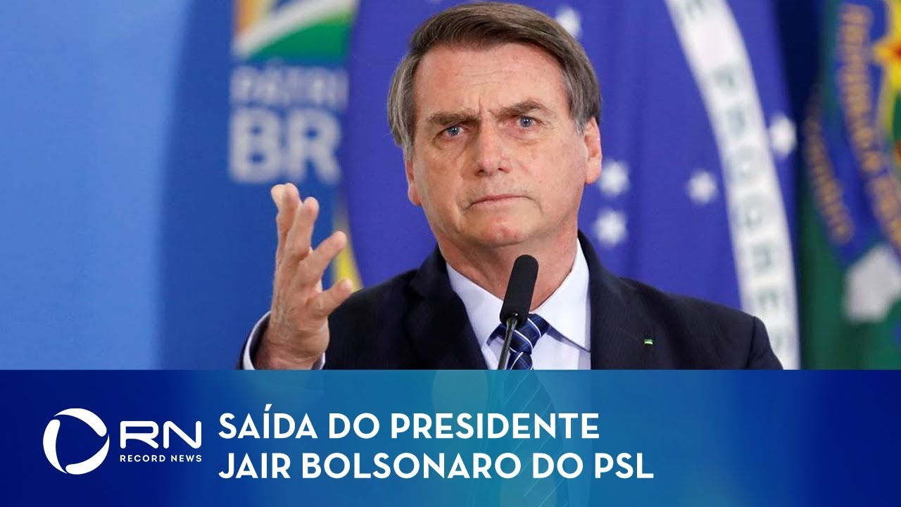 Jair Bolsonaro anuncia saída do PSL