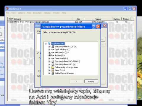 Jak obsługiwac emulator RockNESX [PEGASUS]