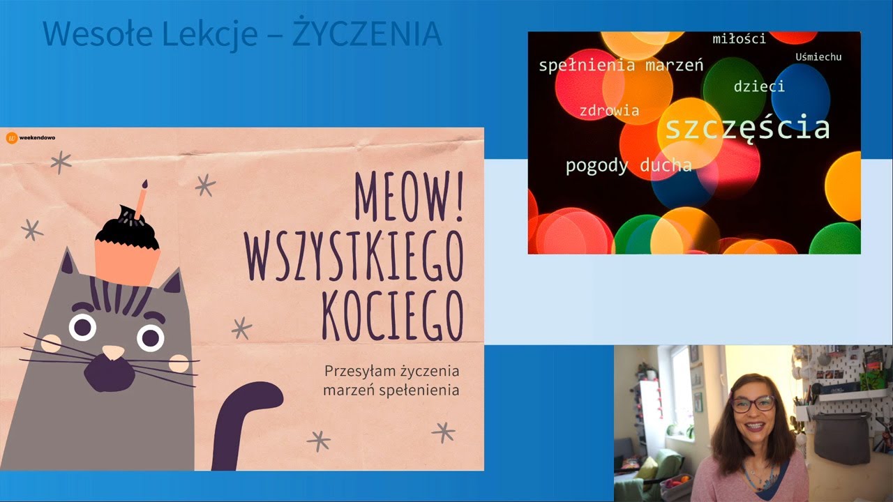 Jak pisać życzenia. Lekcja z nauczycielem.
