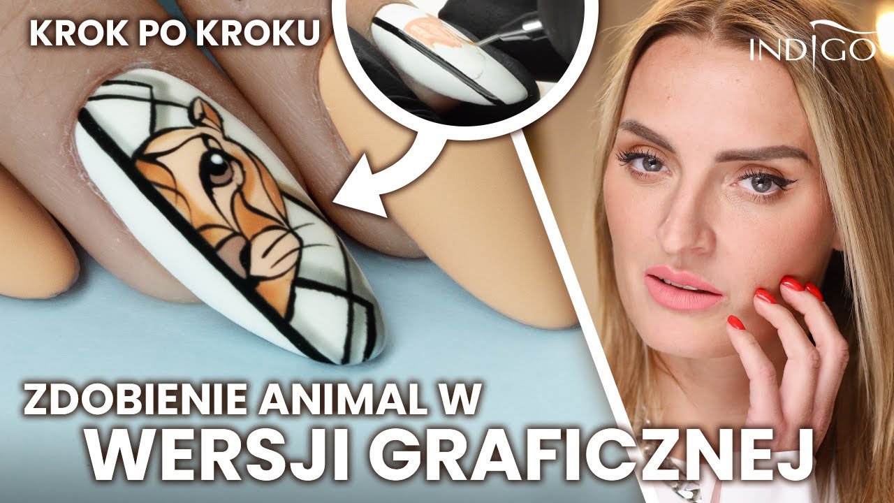 Jak zrobić geometryczne wzory na paznokciach? Zdobienie paznokci z motywem zwierzęcym | Indigo Nails