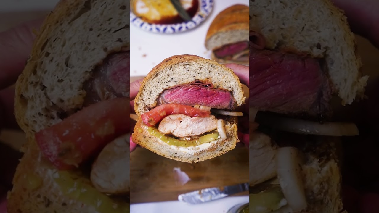 Jakes PERFECT Sandwich Vs Simpsons Ribwich🥪