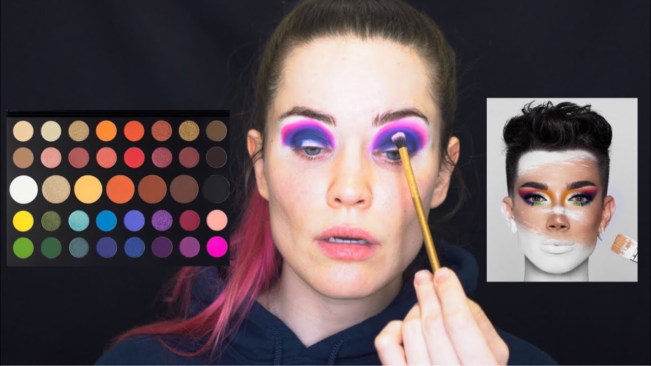JAMES CHARLES X MORPHE PALETTE REVIEW&TUTORIAL&FIRST IMPRESSIONS | PELIN TEKDAL