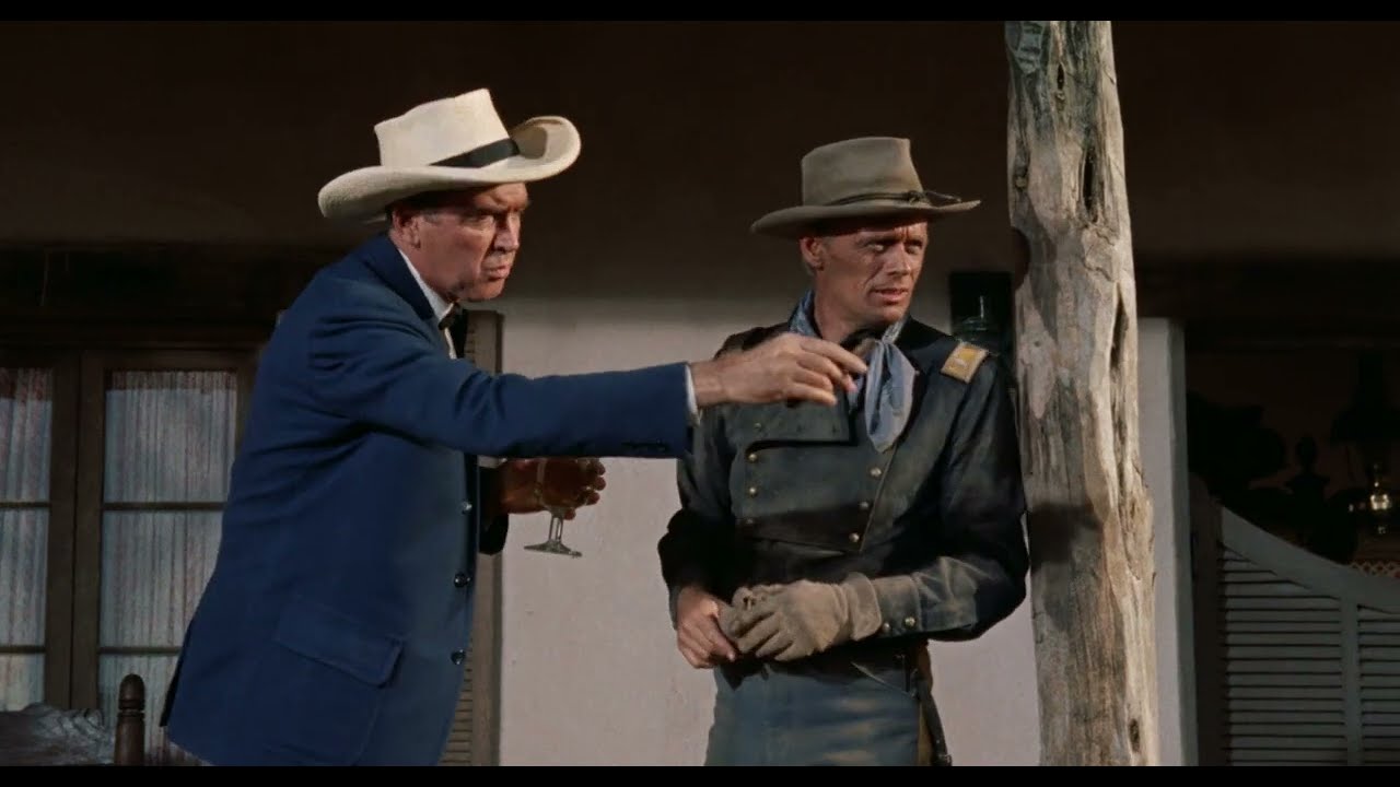 James Stewart & Richard Widmark  - Two Rode Together (1961) John Ford   HD
