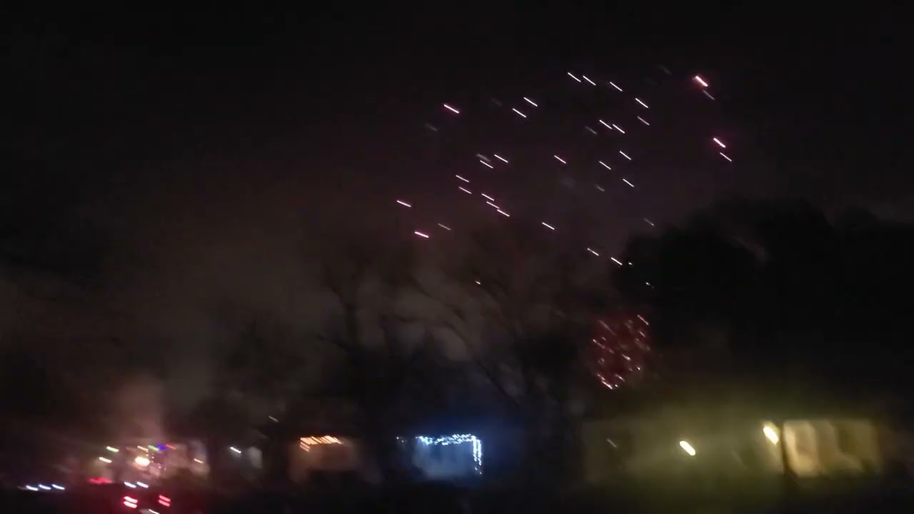 Jan 1 2024 Neighborhood Fireworks